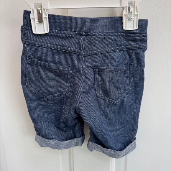 NWOT Garanimals 3T Girls Blue Jean like Bermuda Shorts with Elastic Waistband - Picture 2 of 3